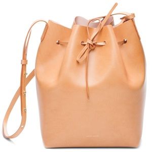 Mansur Gavriel Bucket Bag - Cammello/Rosa